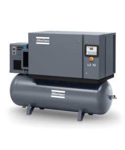 Atlas Copco LZ 7-10UV FF T500 230/3/60, 132 Gallon Tank Oil Free