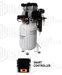 CALIFORNIA AIR TOOLS 10020DSMAD Powerful 2.0 Hp SMART Ultra Quiet & Oil-Free 10 Gallon Air Compressor with 80% Air Dryer and Automatic Drain Valve