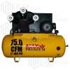 20HP Horizontal 3 Phase Power 75 CFM @ 100psi w/Mag Starter (150psi max) 208 volt