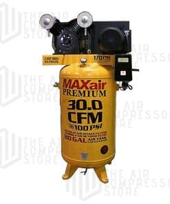 7.5HP Upright 30CFM @ 100psi w/Mag Starter (170psi max)
